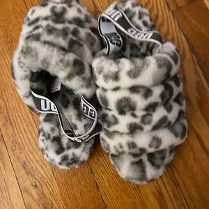 Ugg fluff yeah slide slippers new
